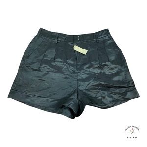 NWT J Crew Linen / Cupro Shorts size 4 - silky fabric, high waist, Womens